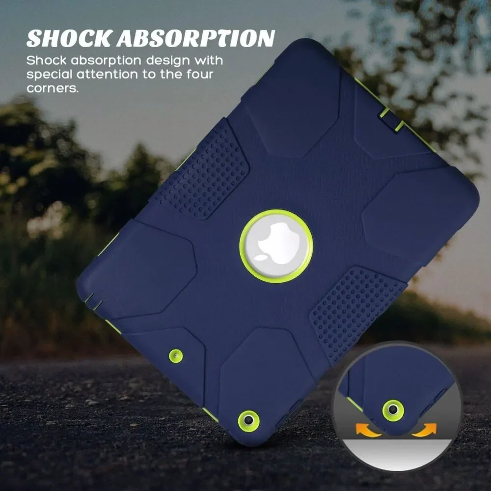 NWT ULAK iPad 9.7 inch 2018/2017 Case, Armor series Heavy Duty Shockproof Navy